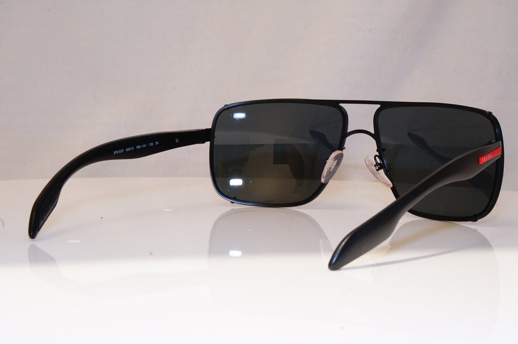 PRADA Mens Designer Sunglasses Black Square SPR 53O 1BO-1A1 18212