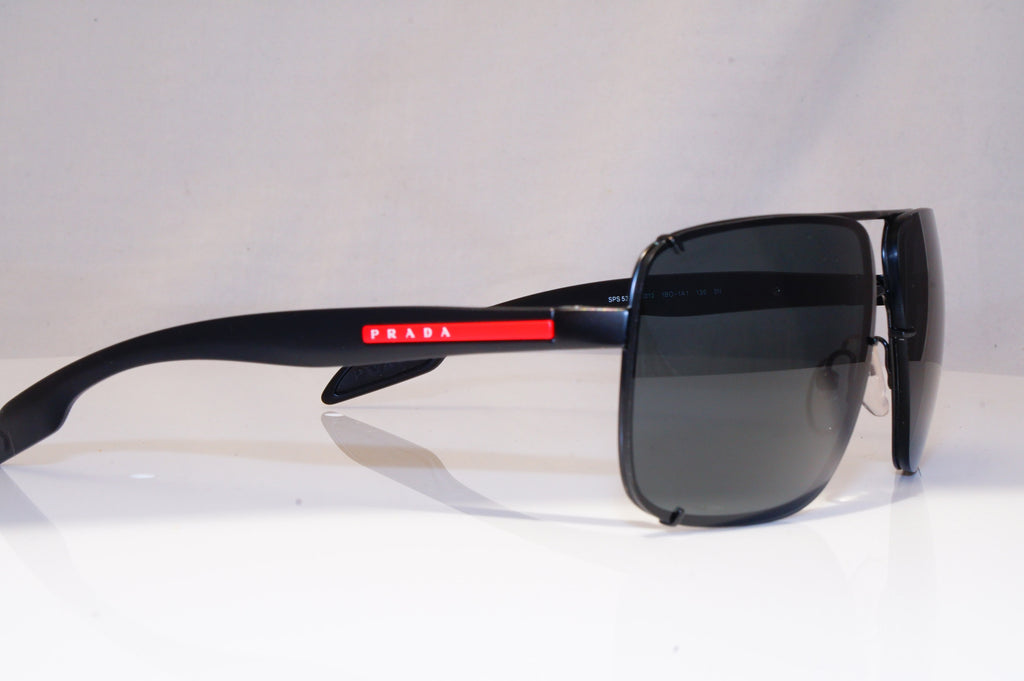 PRADA Mens Designer Sunglasses Black Square SPR 53O 1BO-1A1 18212