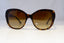 BVLGARI Womens Diamante Designer Sunglasses Brown Butterfly 8180 504/T5 19240