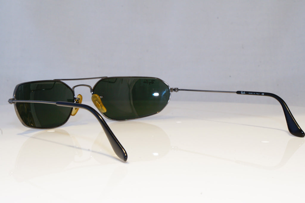 RAY-BAN Mens Vintage 1990 Designer Sunglasses Silver FLIGHT RB 3148 004/36 19425