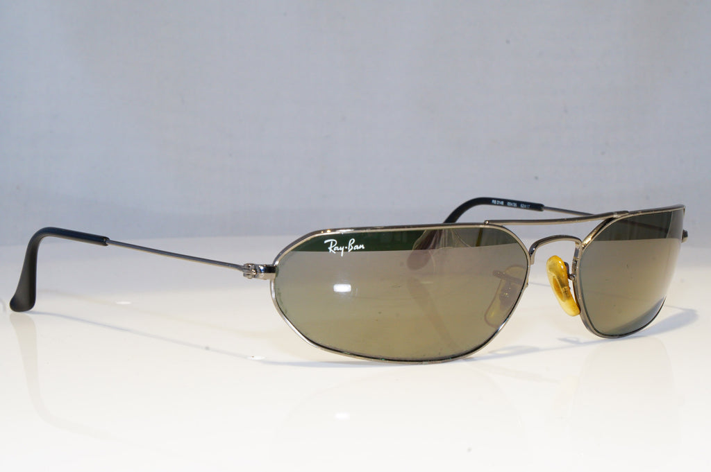 RAY-BAN Mens Vintage 1990 Designer Sunglasses Silver FLIGHT RB 3148 004/36 19425