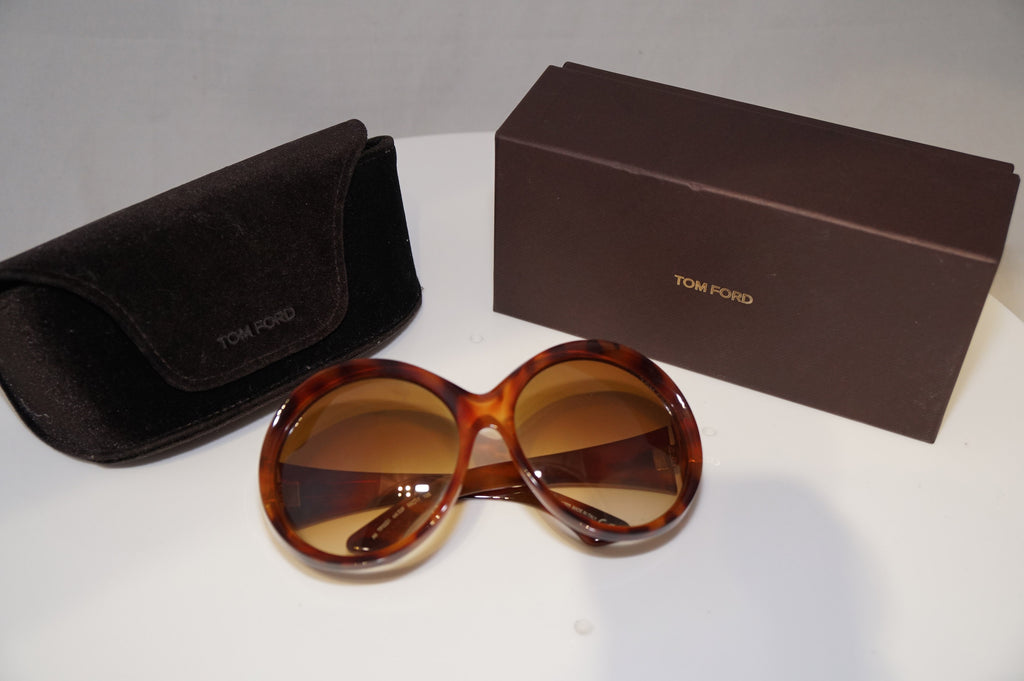 TOM FORD Womens Boxed Designer Sunglasses Brown Round Ali TF 0221 53F 19325