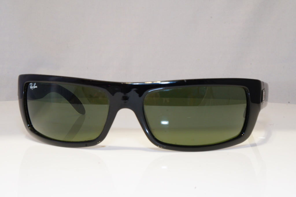 RAY-BAN Mens Designer Sunglasses Black Wrap RB 4052 601 22084