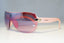 VERSACE Womens Mirror Designer Sunglasses Pink Shield MEDUSA 4045 333/7A 19359