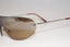 CHANEL Vintage Womens Designer Sunglasses Brown Shield 4014 C124/54 16155