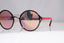 PRADA Womens Mirror Designer Sunglasses Pink Round SPR 57T 2AG-5L2 18362