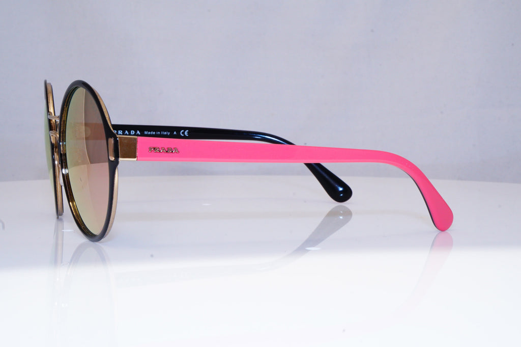 PRADA Womens Mirror Designer Sunglasses Pink Round SPR 57T 2AG-5L2 18362