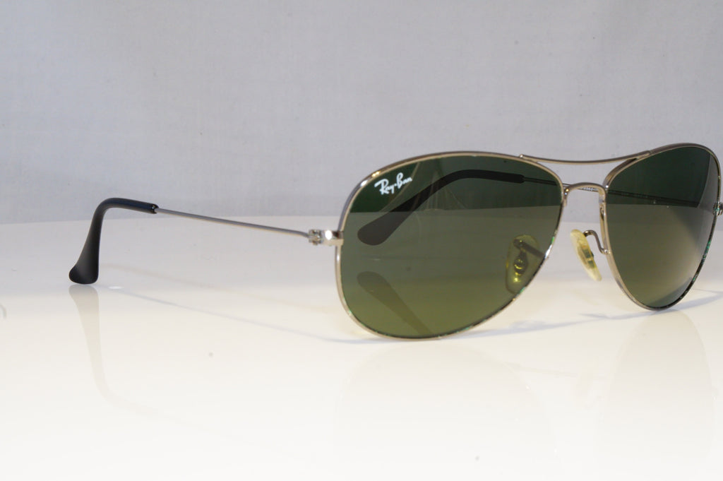 RAY-BAN Mens Designer Sunglasses Silver Pilot COCKPIT RB 3362 004 19258