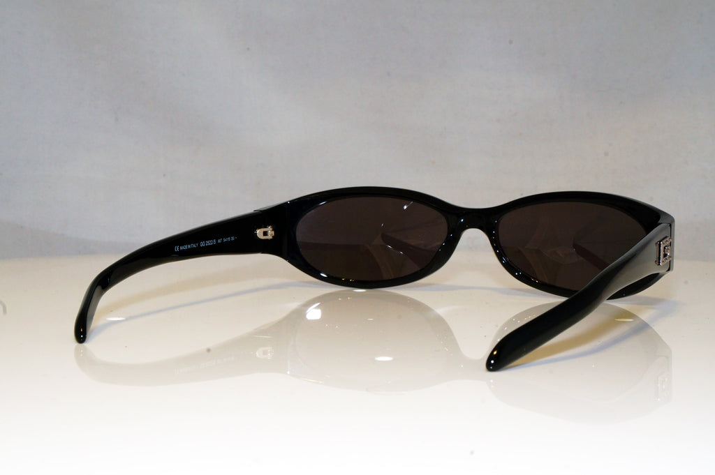 GUCCI Mens Vintage 1990 Designer Sunglasses Black Rectangle GG 2522 807 16727