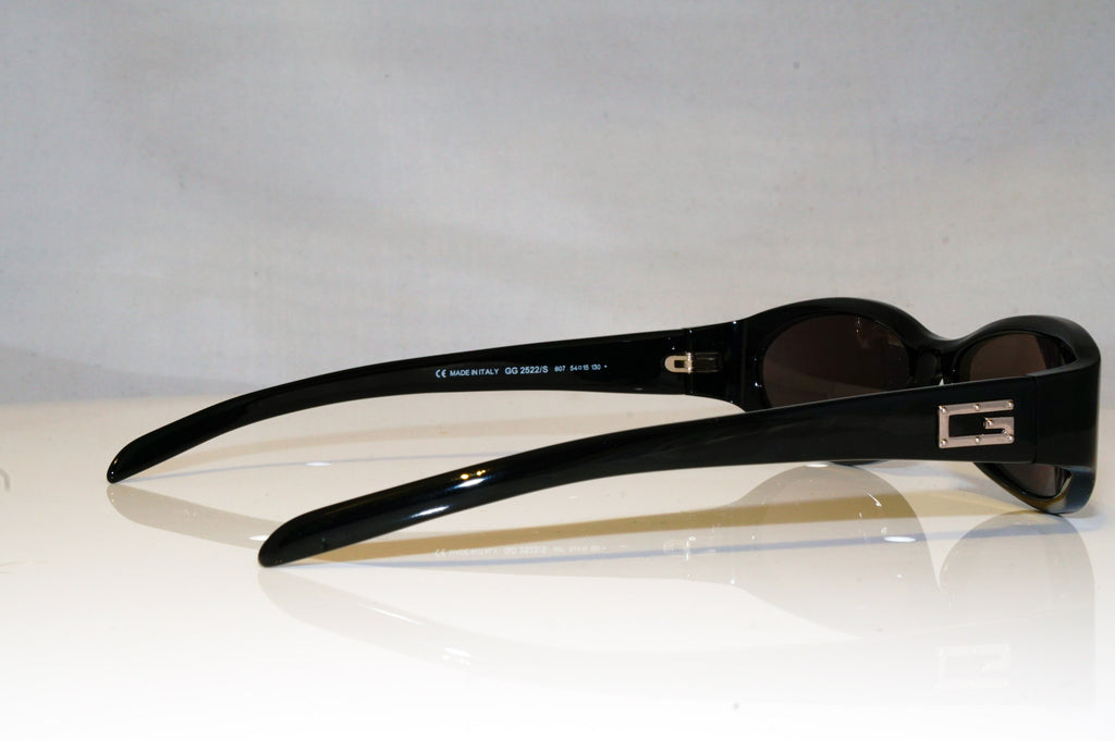 GUCCI Mens Vintage 1990 Designer Sunglasses Black Rectangle GG 2522 807 16727