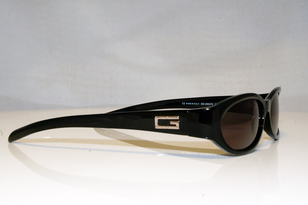 GUCCI Mens Vintage 1990 Designer Sunglasses Black Rectangle GG 2522 807 16727