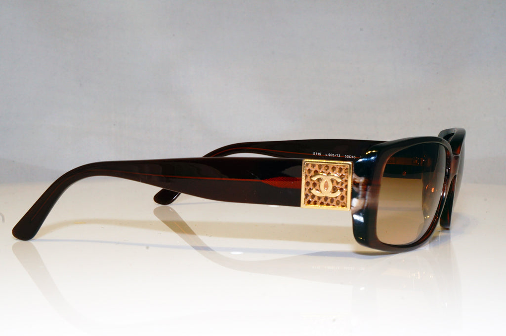 CHANEL Womens Designer Sunglasses Brown Rectangle 5115 905/13 16710