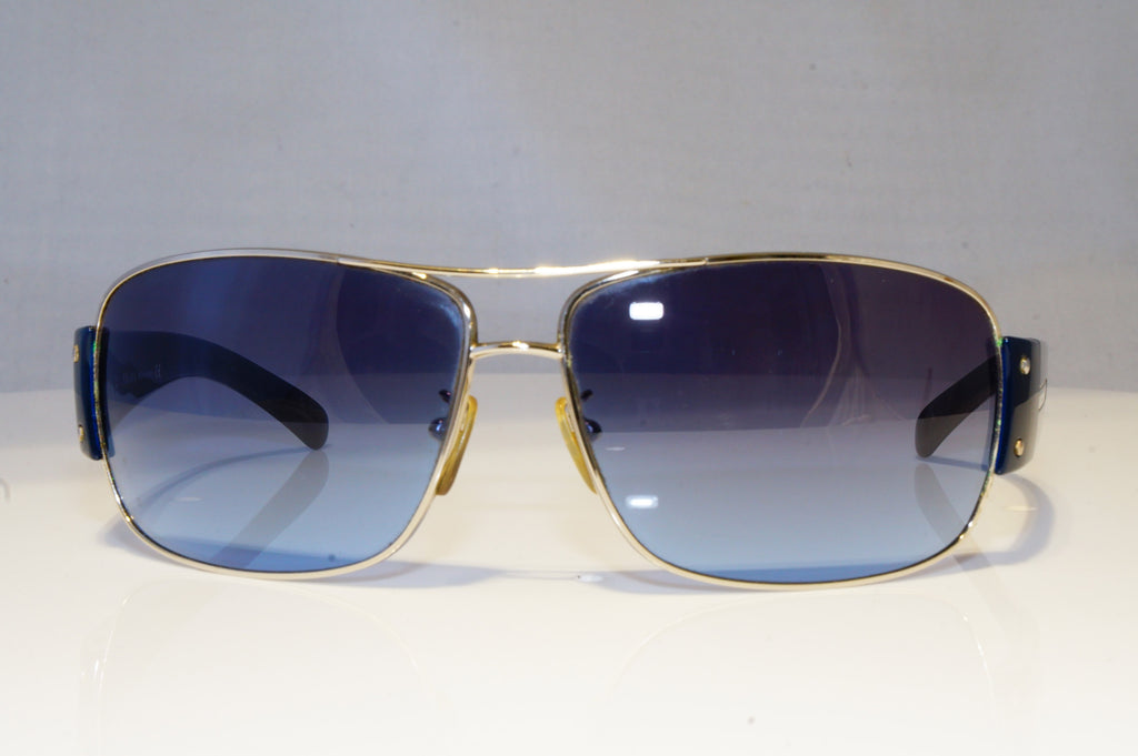 PRADA Mens Boxed Designer Sunglasses Blue Pilot SPR 61G 1BC-5I1 19324