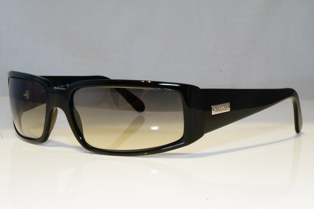 VERSACE Mens Womens Designer Sunglasses Black Rectangle 4027 GB1/32 19248