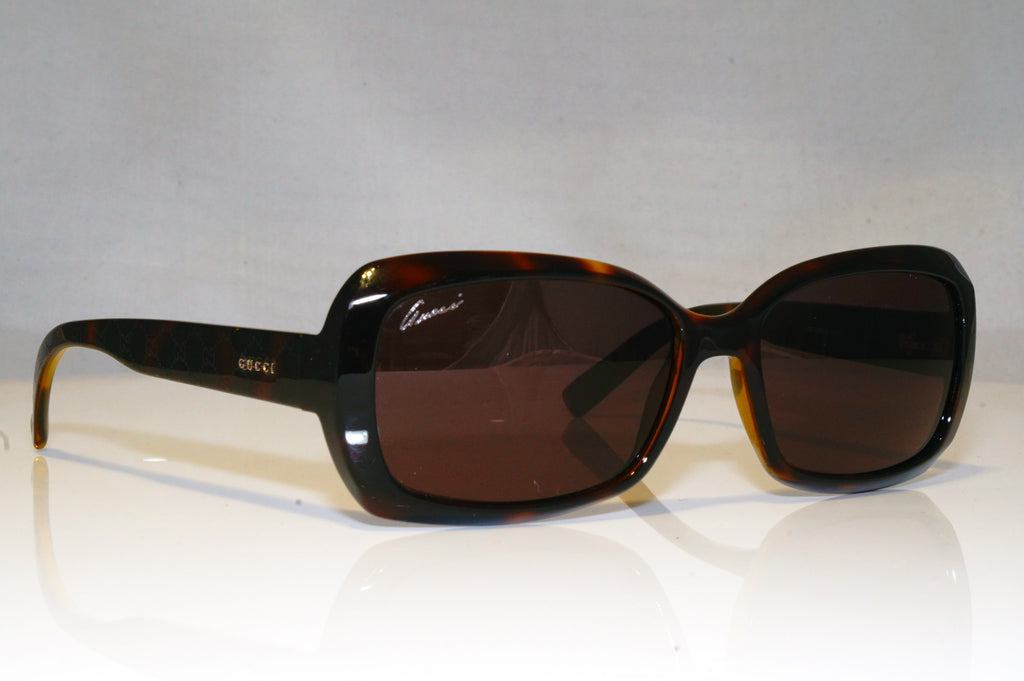 GUCCI Womens Boxed Designer Sunglasses Brown Rectangle GG 3206 Q18EJ 17042