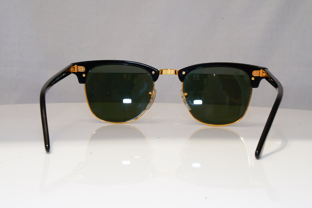 RAY-BAN Mens Womens Sunglasses Black Clubmaster GOLD RB 3016 W 0365 22111