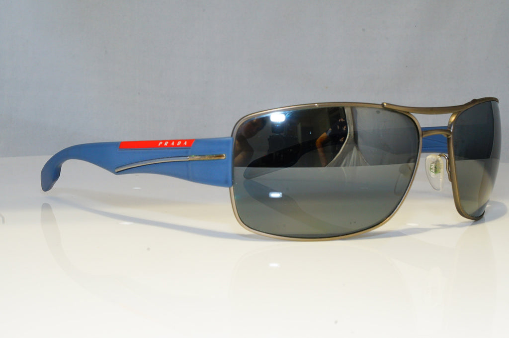 PRADA Womens Polarized Mirror Designer Sunglasses Blue SPS 53N DG1-2F2 19212