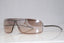 GUCCI 1990 Vintage Mens Designer Sunglasses Silver Shield GG 1710 6LB16 16207