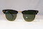 RAY-BAN Mens Womens Sunglasses Black Clubmaster GOLD RB 3016 W 0365 22111