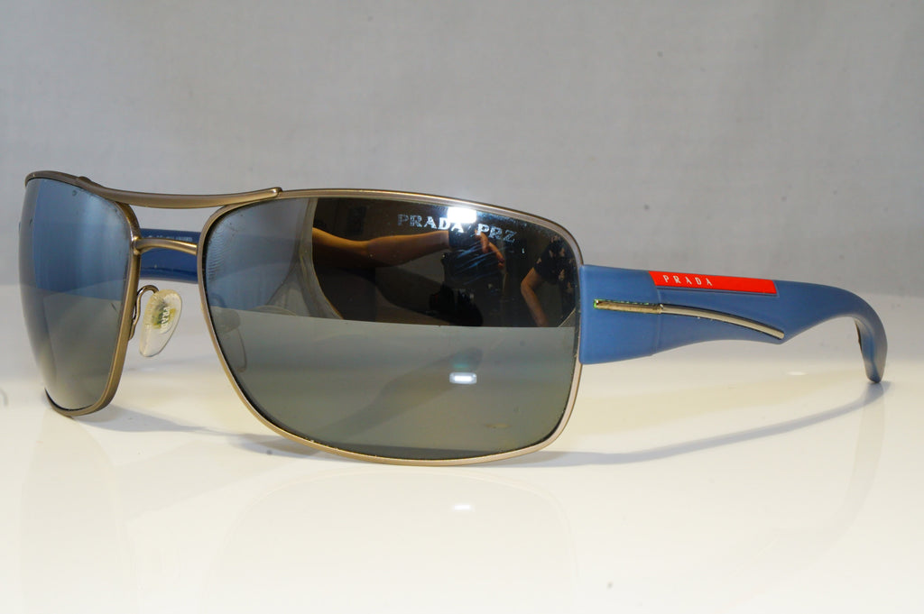 PRADA Womens Polarized Mirror Designer Sunglasses Blue SPS 53N DG1-2F2 19212