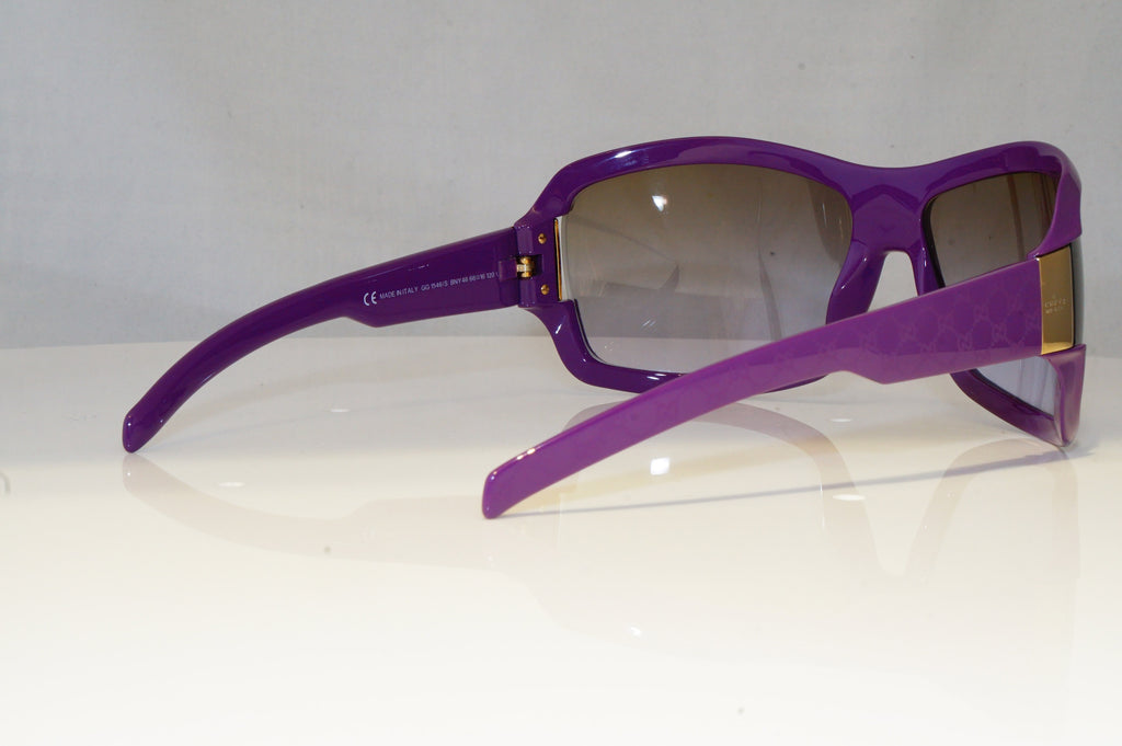 GUCCI Womens Oversized Designer Sunglasses Violet Wrap GG 1546 BNY46 19238