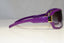 GUCCI Womens Oversized Designer Sunglasses Violet Wrap GG 1546 BNY46 19238