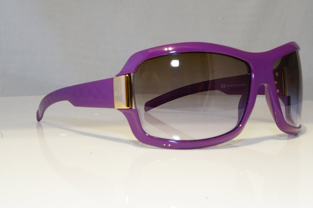 GUCCI Womens Oversized Designer Sunglasses Violet Wrap GG 1546 BNY46 19238