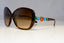 BVLGARI Womens Diamante Boxed Designer Sunglasses Brown 8080-B 851/13 19195