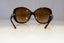 BVLGARI Womens Diamante Boxed Designer Sunglasses Brown 8080-B 851/13 19195