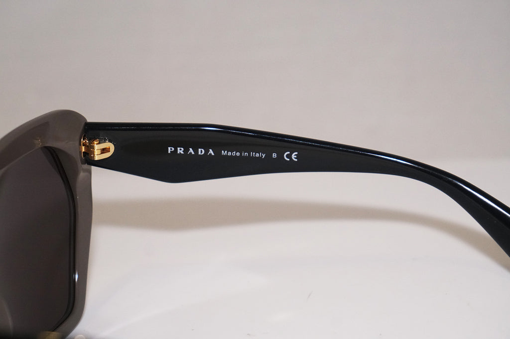 PRADA Womens Designer Sunglasses Black Hexagonal SPR 16R UAM-0A7 15239