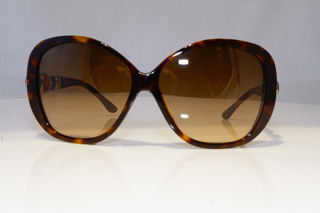 BVLGARI Womens Diamante Boxed Designer Sunglasses Brown 8080-B 851/13 19195