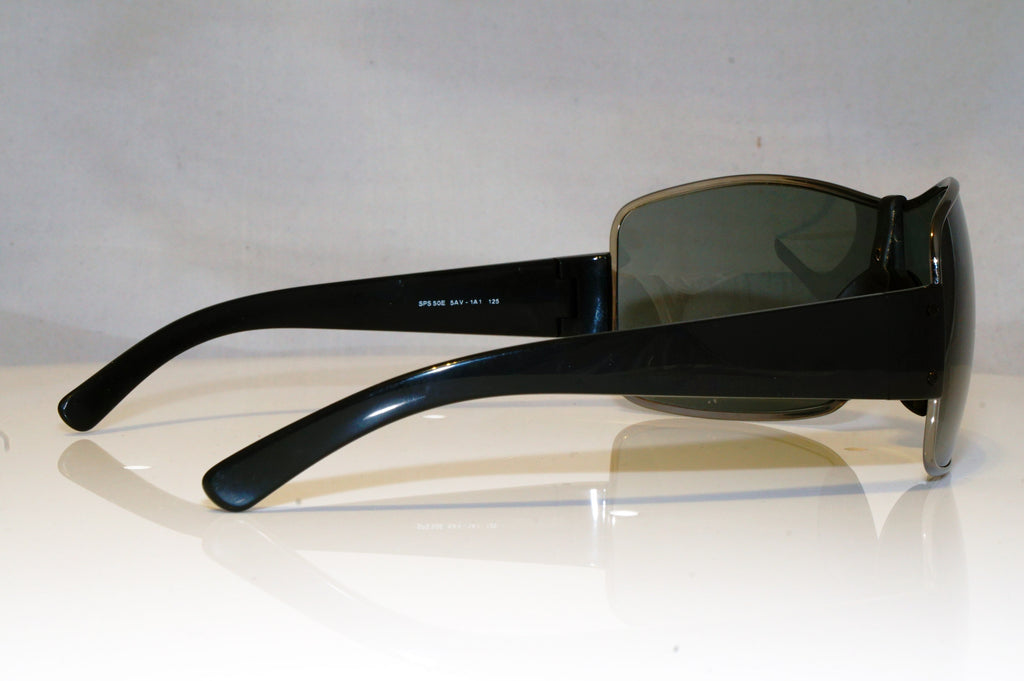 PRADA Mens Designer Sunglasses Black Shield SKI  SPS 50E 5AV-1A1 16771