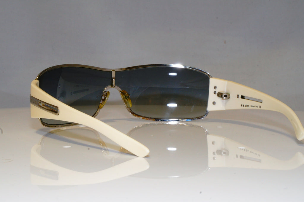 PRADA Mens Designer Sunglasses White Shield SPR 56H 4AO-5D1 17420