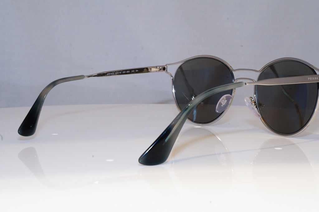 PRADA Womens Designer Sunglasses Silver Round SPR 62S 1BC-2B0 19385