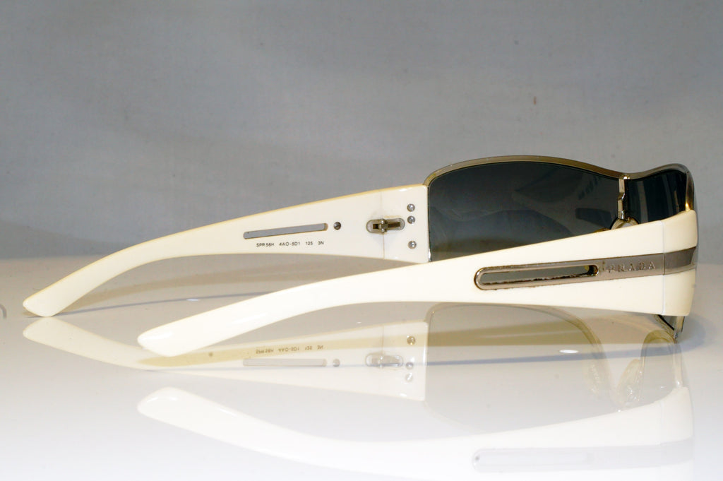 PRADA Mens Designer Sunglasses White Shield SPR 56H 4AO-5D1 17420