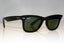 RAY-BAN Mens Designer Sunglasses Black Wayfarer RB 2140 901 17044