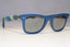 RAY-BAN Mens Mirror Designer Sunglasses Blue Wayfarer CAMO RB 2140 6061/40 20830