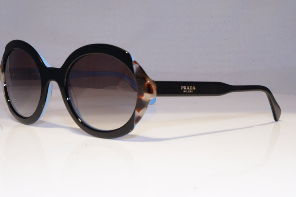 PRADA Womens Designer Sunglasses Black Round SPR 17U KHR-0A7 20788