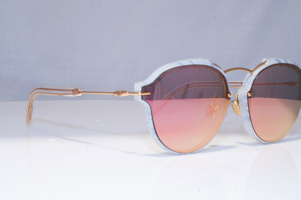 DIOR Womens Mirror Sunglasses Gold Square WHITE MARBLE ECLAT GBZ0J 22125