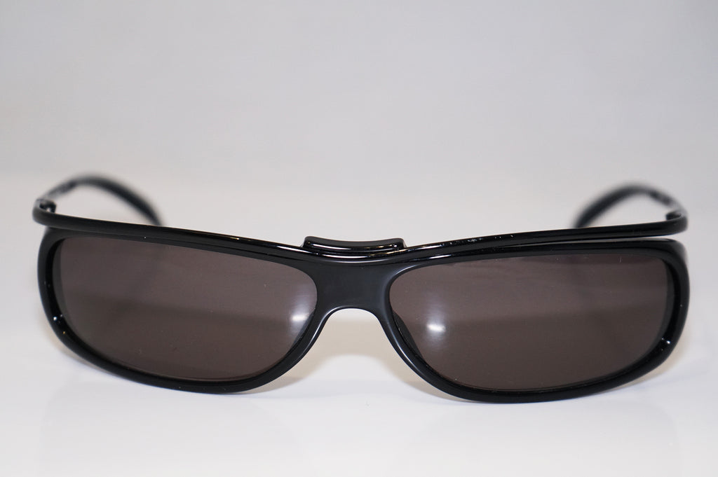 GUCCI 1990 Vintage Mens Designer Sunglasses Black Wrap GG 1423 807 16148