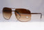 PRADA Mens Designer Sunglasses Brown Pilot SPR 53M 8AE-6S1 18704