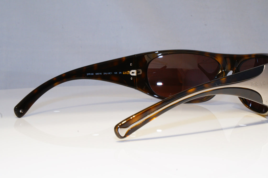 PRADA Mens Womens Designer Sunglasses Brown Wrap SPR 06I 2AU-8C1 19711