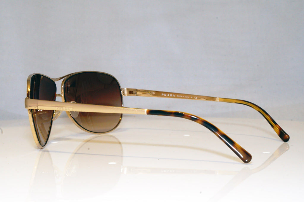 PRADA Mens Designer Sunglasses Gold Aviator SPR 62M ZVN-6S1 17577