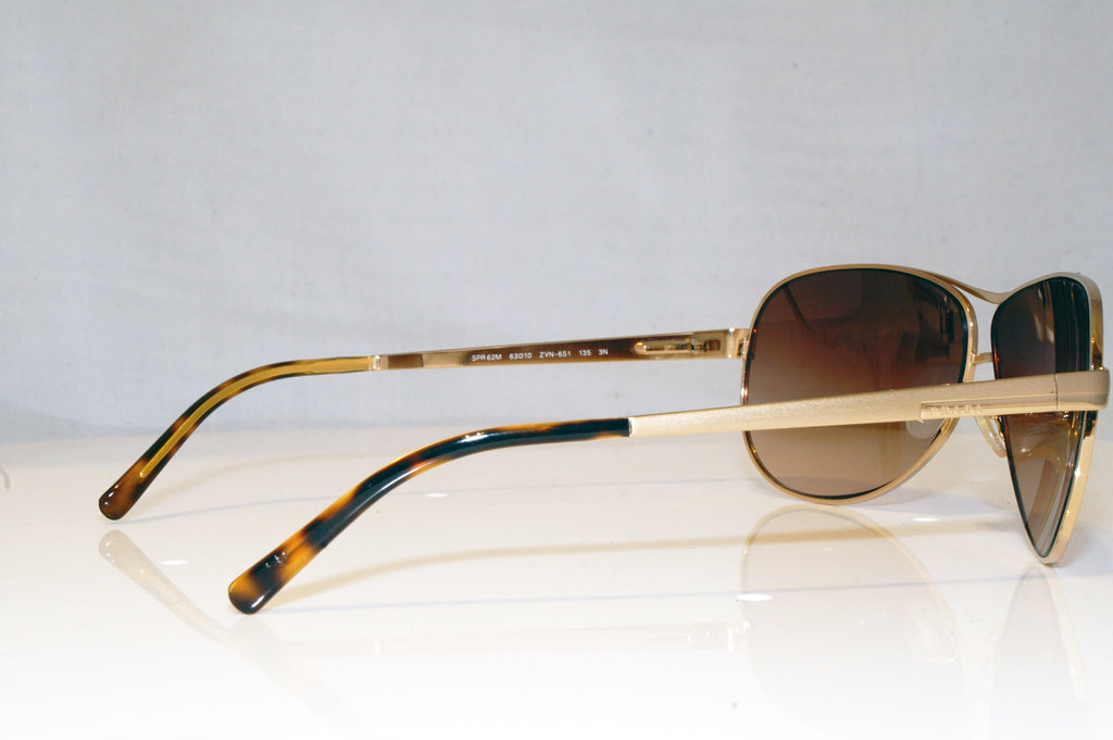 PRADA Mens Designer Sunglasses Gold Aviator SPR 62M ZVN-6S1 17577