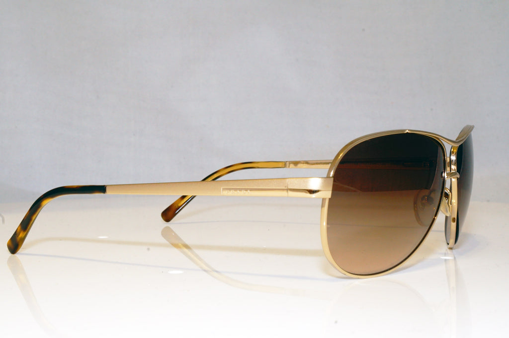 PRADA Mens Designer Sunglasses Gold Aviator SPR 62M ZVN-6S1 17577