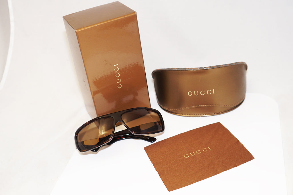 GUCCI Boxed Mens Designer Sunglasses Brown Rectangle GG 1561 086X7 16102