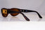 VERSACE Mens Vintage 1990 Designer Sunglasses Brown Wrap 409/A 900 18676