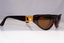 VERSACE Mens Vintage 1990 Designer Sunglasses Brown Wrap 409/A 900 18676