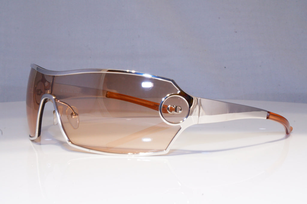 CHRISTIAN DIOR Mens Womens Designer Sunglasses Silver Shield DIORGO YB76H 19703