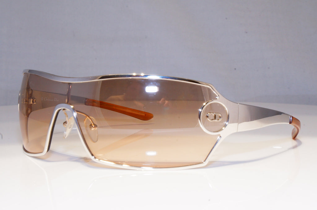 CHRISTIAN DIOR Mens Womens Designer Sunglasses Silver Shield DIORGO YB76H 19703